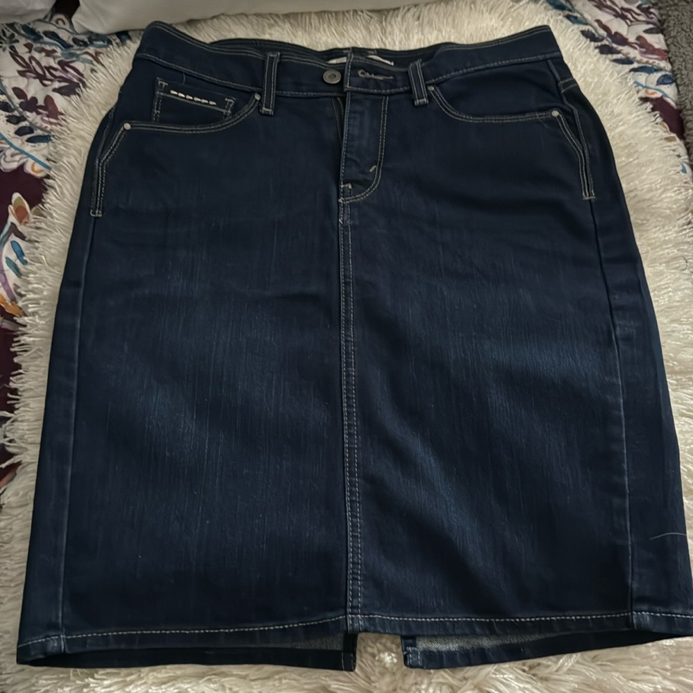 Levi’s denim skirt-midi